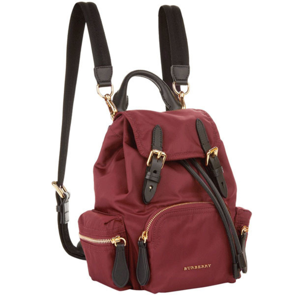 Burberry Rucksack Outlet Red Nylon - Picture 4 of 4